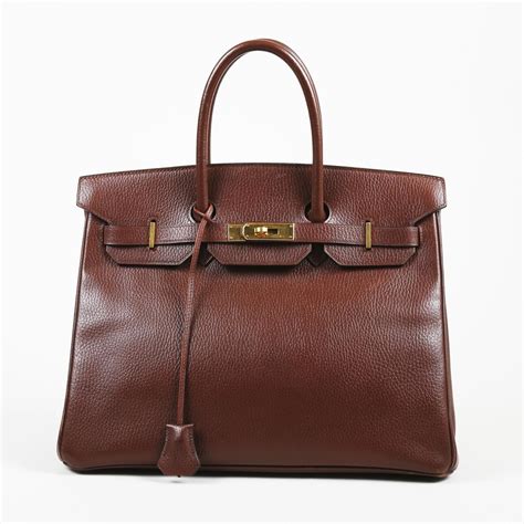 brown hermes bags for sale